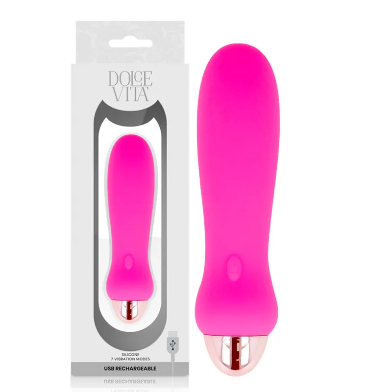 Sex Shop Online y Tienda Erótica 10€ - Erolie, DOLCE VITA - VIBRADOR RECARGABLE FIVE ROSA 7 VELOCIDADES1 Sex Shop Online y Tienda Erótica 10€ - Erolie, DOLCE VITA - VIBRADOR RECARGABLE FIVE ROSA 7 VELOCIDADES