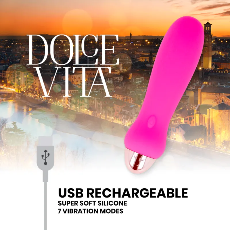 Sex Shop Online y Tienda Erótica 10€ - Erolie, DOLCE VITA - VIBRADOR RECARGABLE FIVE ROSA 7 VELOCIDADES3 Sex Shop Online y Tienda Erótica 10€ - Erolie, DOLCE VITA - VIBRADOR RECARGABLE FIVE ROSA 7 VELOCIDADES